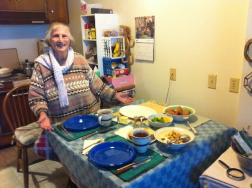 Zelda's Thanksgiving feast